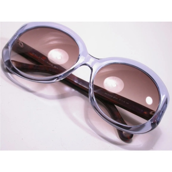 Balenciaga Designer Blue/Clear Sunglasses Statement Frames RARE!!?️??️ main image 5